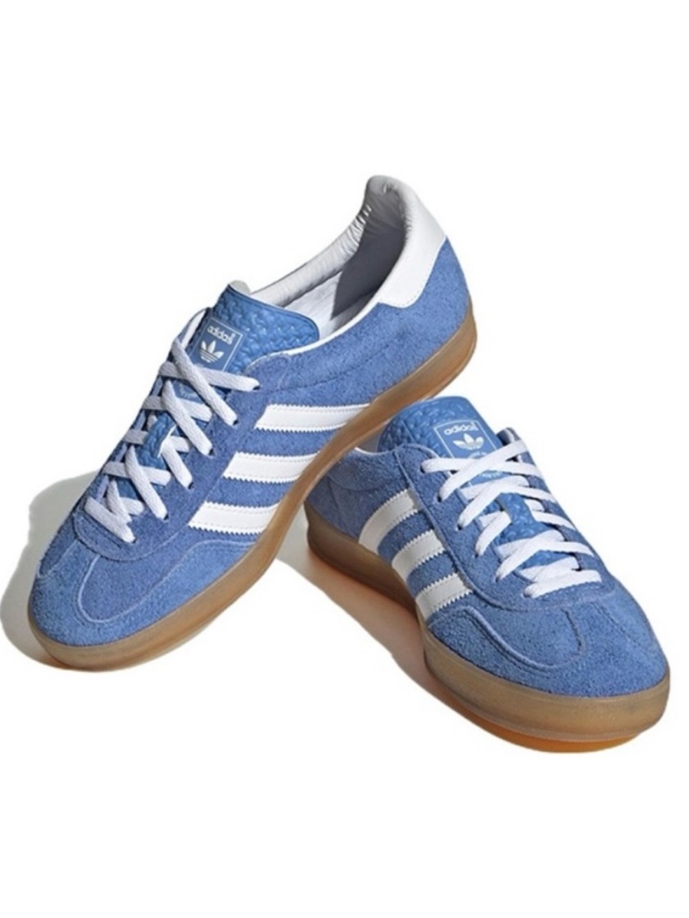 Adidas Originals Women Gazelle indoor - Blue & White - Size 8.5